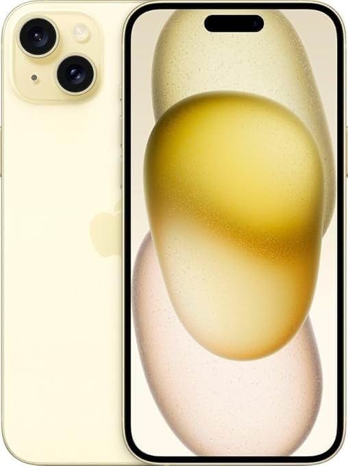 Apple iPhone 15 Plus, 128GB, Yellow for Boost Mobile (Renewed Premium) - Product Image