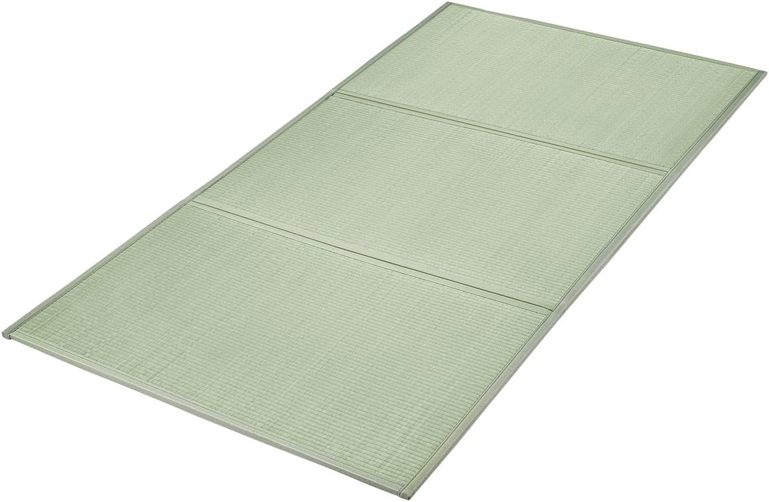 VEVOR Japanese Tatami Mat, Twin XL - 39'' x 80'' Foldable Tatami Mattress, 100% Natural Rush Grass, Floor Mattress with Non-Slip Backing & Natural Rush Scent, Tatami for Sleeping, Meditation, Yoga - Product Image
