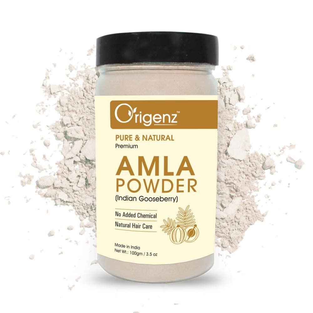 Amla Powder for Hair Care, Naturally Strong & Shiny Hair, Mask, Pack, Helps to Control Haifall,Indian Gooseberry, Repair Damage Hair & Skin Care - 100gm - Product Image