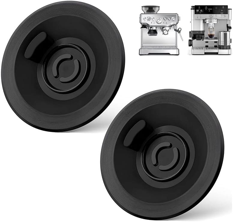 Espresso Cleaning Disc for Ninja Luxe Cafe Accessories Breville Espresso Machine Accessories, Silicone Espresso Backflush Disc Cleaning Tablets Compatible with Breville Accessories, 2 Pack 54mm - Product Image