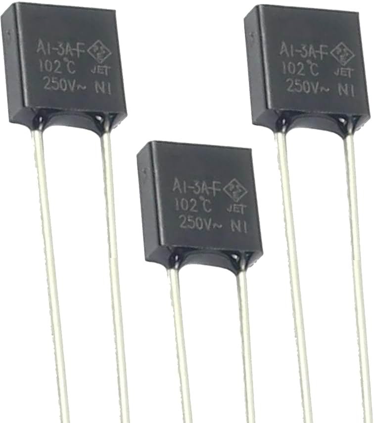 15Pcs A13AF Per Lot Thermal Fuse Cutoff TF 102 Degree 250V 3A A1-3A-F - Product Image