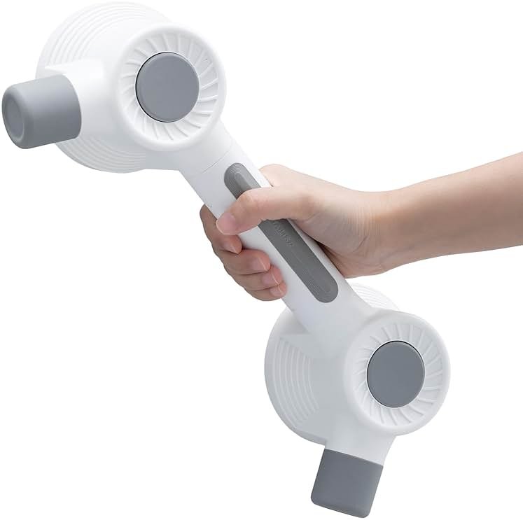 TAILI Grab Bars for Bathtubs and Showers, Super Strong Adhesive Grab Bar for Seniors, Bathroom Safety Grip for Microcrack Tile, Shower Handles Rails for Elderly,Drill-Free Waterproof(350 lbs Capacity) - Product Image