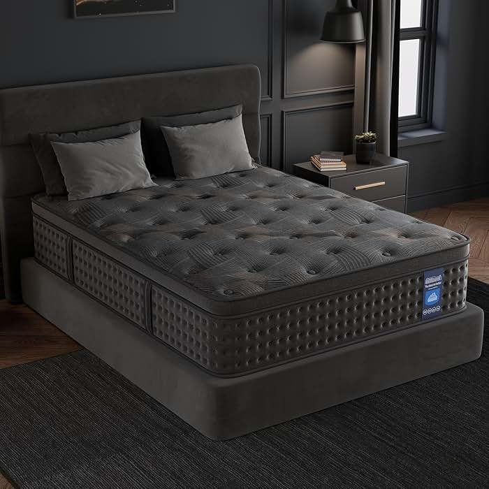 Huwesal Queen Mattress 10 Inch, Medium Firm Memory Foam Bed in a Box, Cooling Gel Infused, Targeted Lumbar & Back Support, Pressure Relief, Fiberglass Free, CertiPUR-US Certified, 100-Night Trial - Product Image