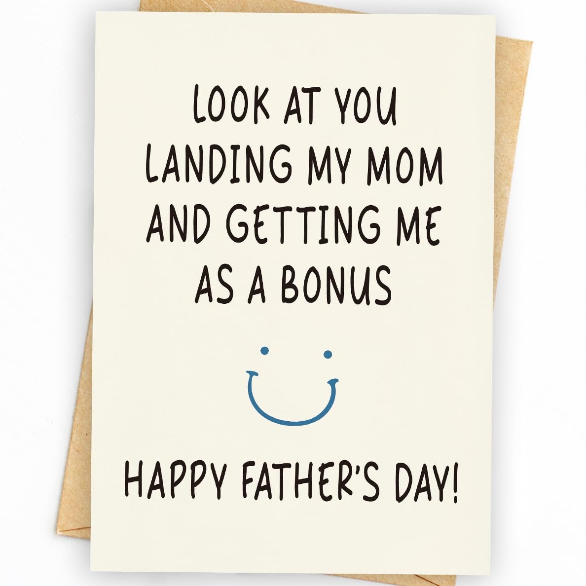 WowBefun Funny Fathers Day Card & Gifts from Daughter or Son | Dad Gifts for Fathers Day | Happy Father's Day Card & Gift for Dad | Father's Day Decorations - Product Image