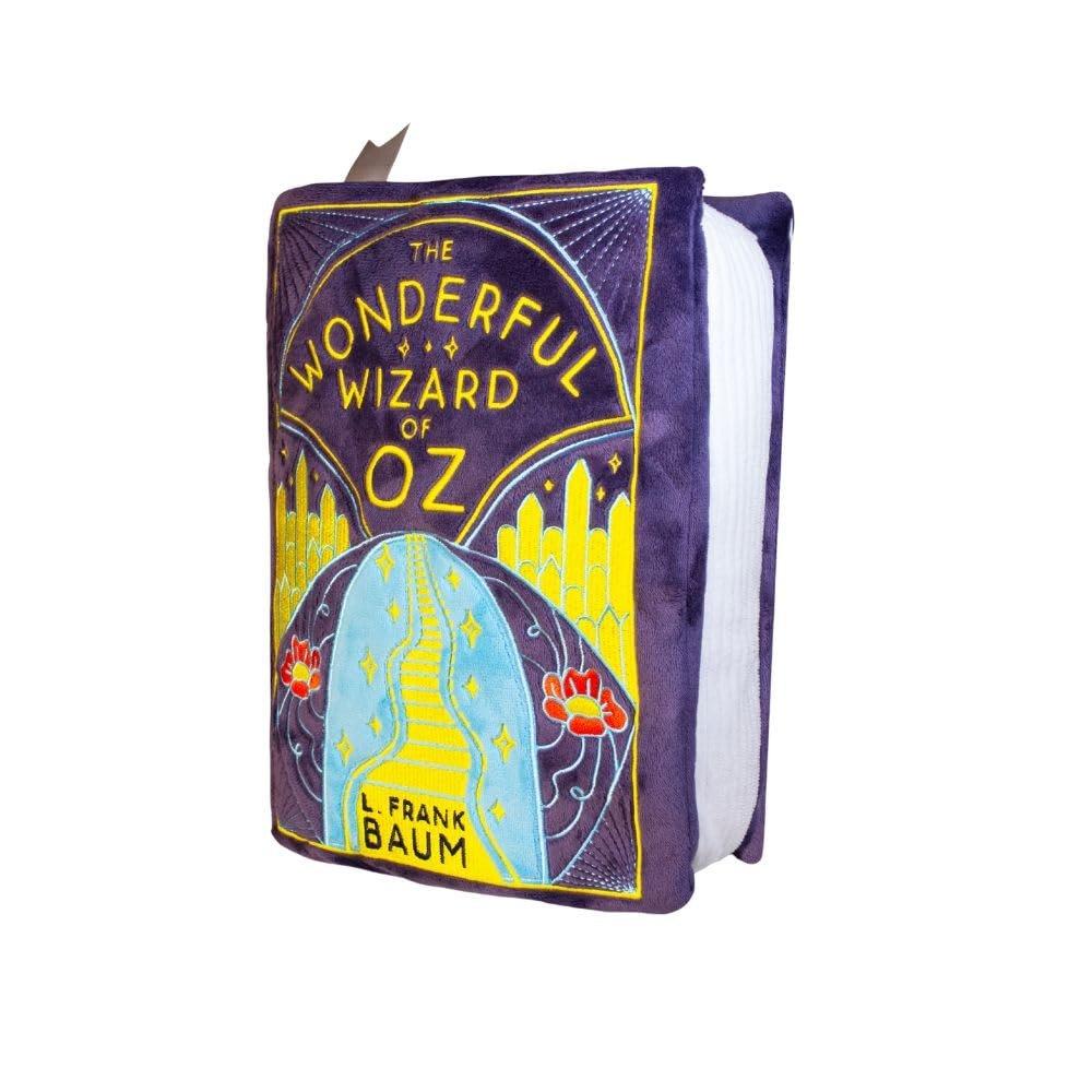Punchkins Wizard of Oz Book Plush, Soft Collectible Gift for Book Lovers, Readers, Teachers, Bookworms-Literary Decor for Library, Office, or Study– 11x7/PillowSize - Product Image