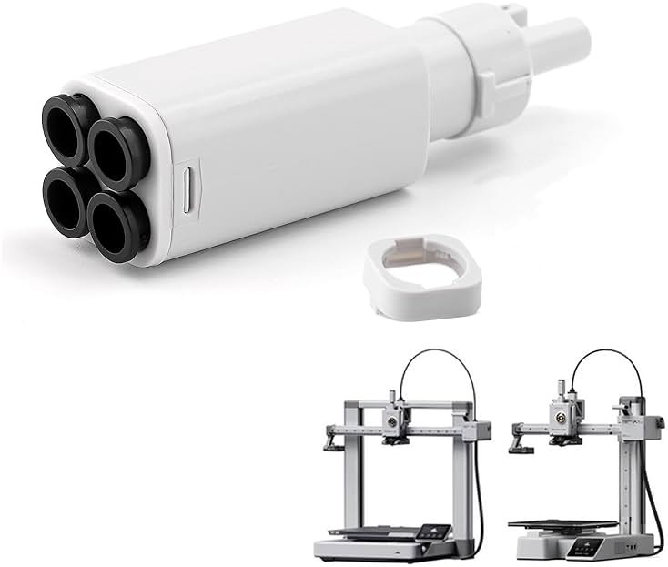 YIBEICO 4-in-1 PTFE Adapter Replacement for Bambu Lab A1/A1mini 3D Printer Accessories,Excellent AMS Tubing Connectors - Product Image
