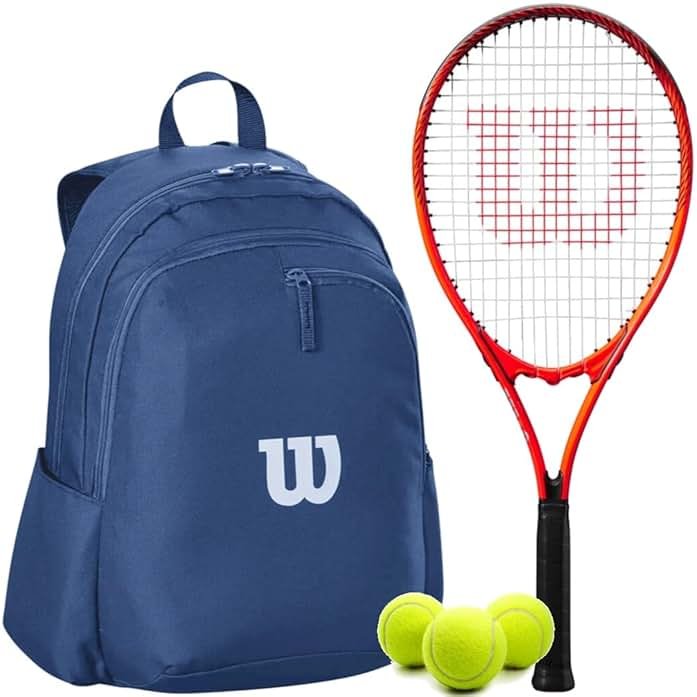 Wilson Pro Staff Precision Jr Tennis Racquet Bundled with a Wilson Advantage 2.5 Tennis Backpack – Optional Accessories - Product Image