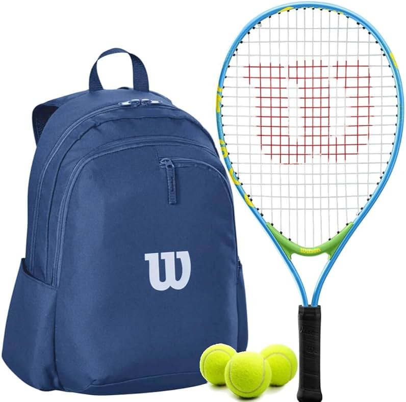 Wilson US Open Jr Tennis Racquet Bundled with a Wilson Advantage 2.5 Tennis Backpack – Optional Accessories - Product Image
