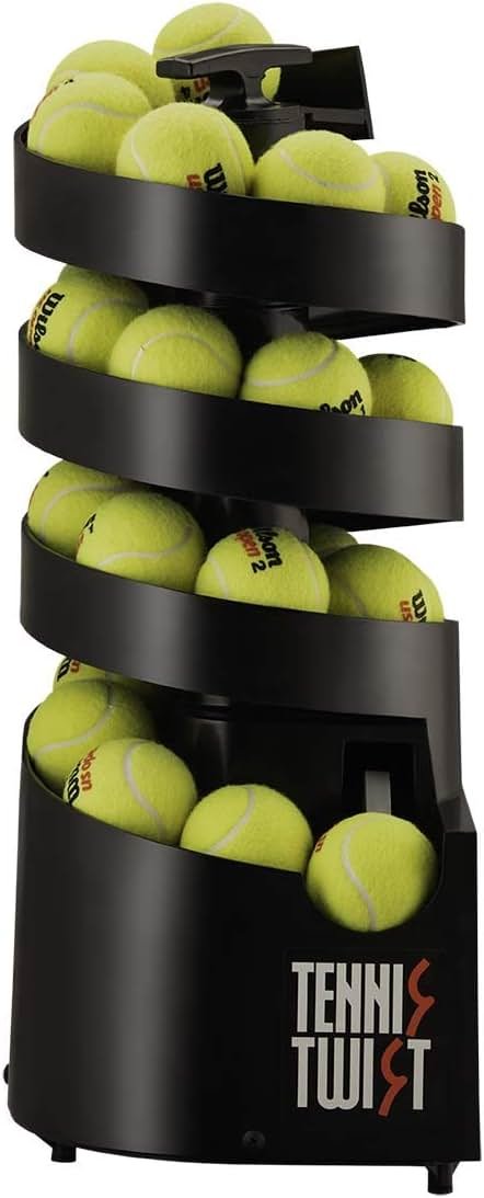 Sports Tutor Tennis Twist Ball Machine - for Beginners - Battery Powered. Adjustable Toss. Made in USA by #1 Tennis Machine Company - Product Image