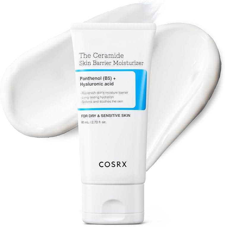 COSRX Ceramide Skin Barrier Moisturizer for Face with 7 Ceramides, Hyaluronic Acid & Panthenol, Barrier Repair Face Cream for Dry & Sensitive Skin, 2.7 oz, Korean Face Moisturizer, Korean Skin Care - Product Image