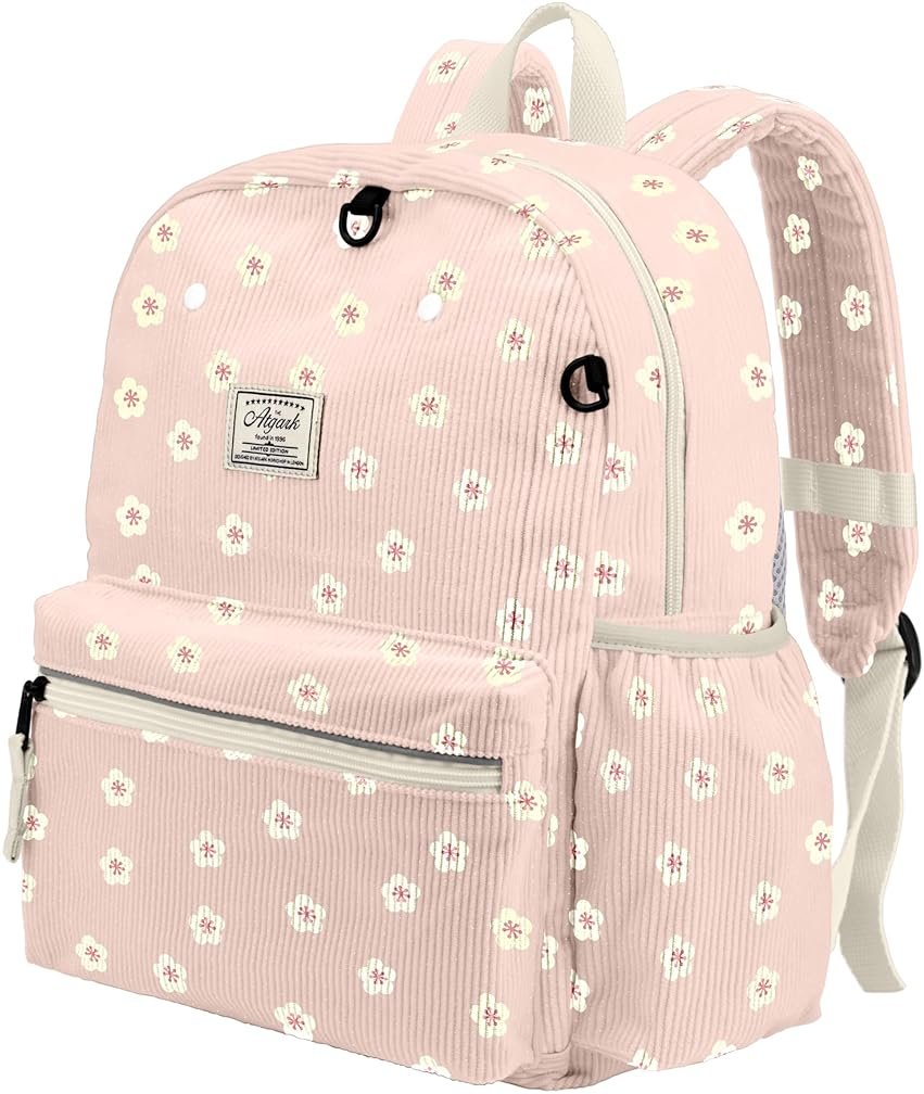 Corduroy Kids Backpack for Boys 6-10: Boys Girls Backpacks for Elementary Kindergarten 15” H Fit Folder - Product Image