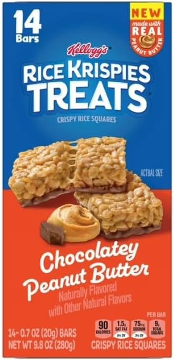 Rice Krispies Treats Chocolately Peanut Butter - 14 Bars (Pack of 2) - Product Image
