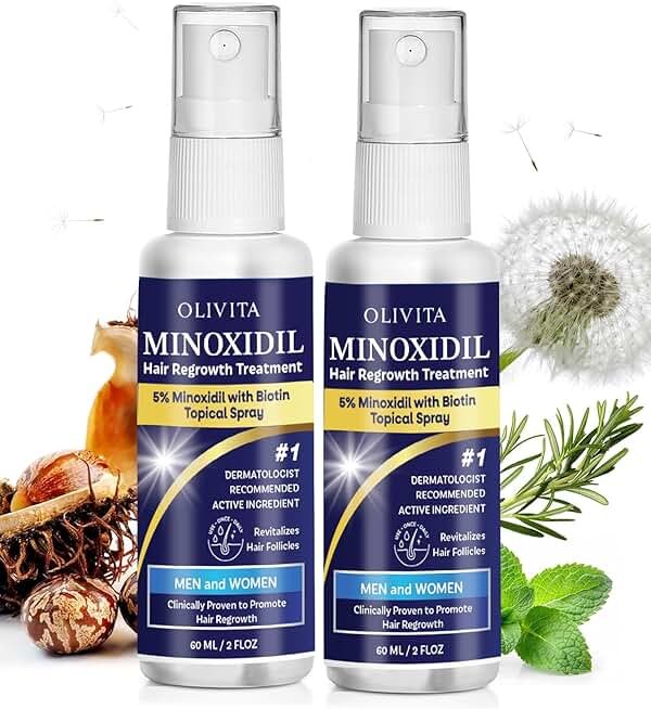 Olivita Hair Growth Spray for Men and Women - Product Image