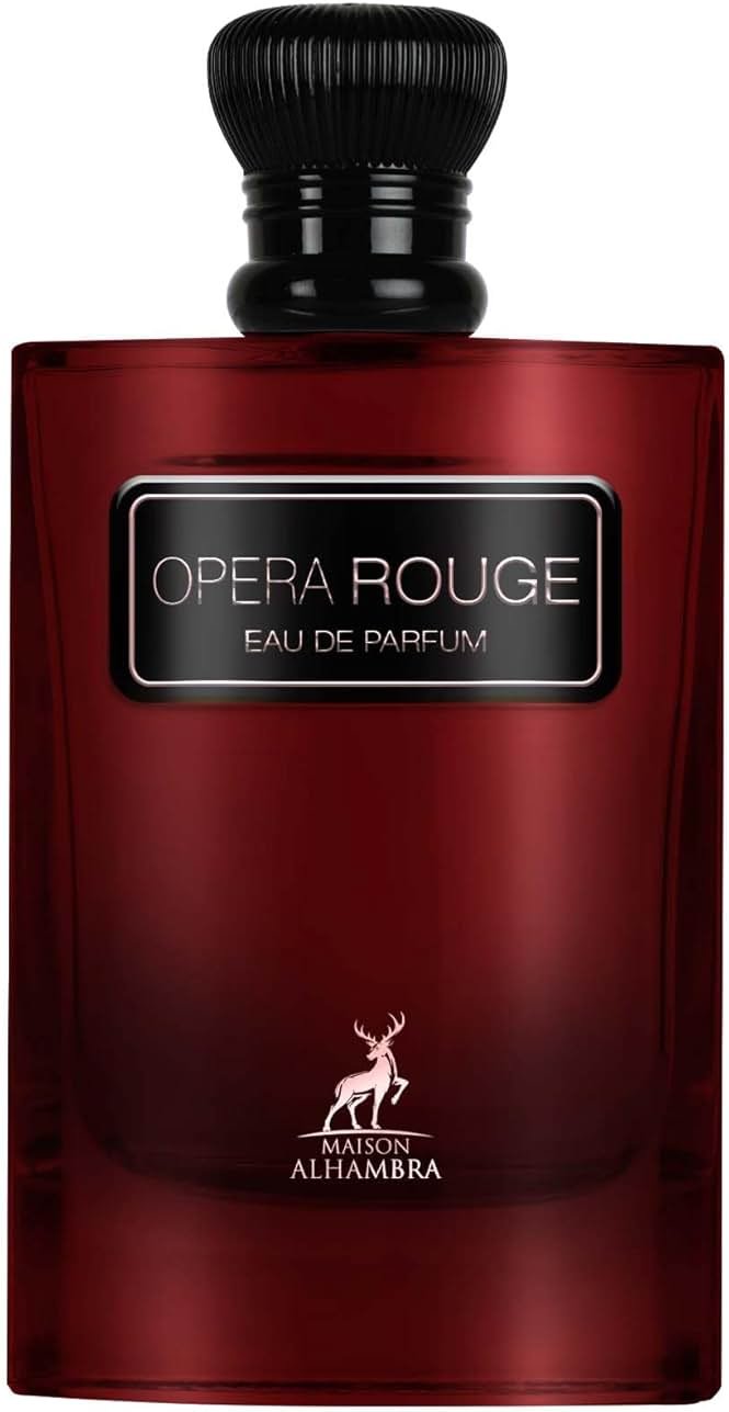 Maison Alhambra Opera Rouge Eau De Parfum Spray - 100ml (3.4 oz), Playful Blend of Fruity, Floral & Creamy Warmth, Long-Lasting Fragrance for Women & Men - Product Image