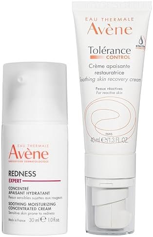Avène Redness Expert Soothing Moisturizing Concentrated Cream for Redness Prone Skin & Tolerance Control Soothing Skin Recovery Cream - For Hypersensitive, Normal to Combination Skin - Sterile Hydrati - Product Image