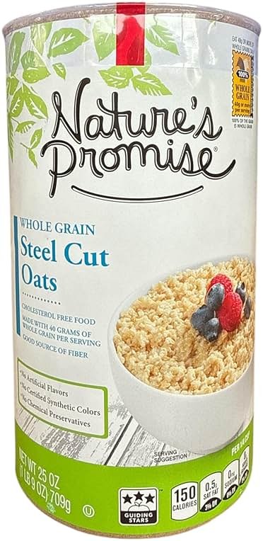 Nature’s Promise Whole Grain Steel Cut Oats, 25 oz - Product Image