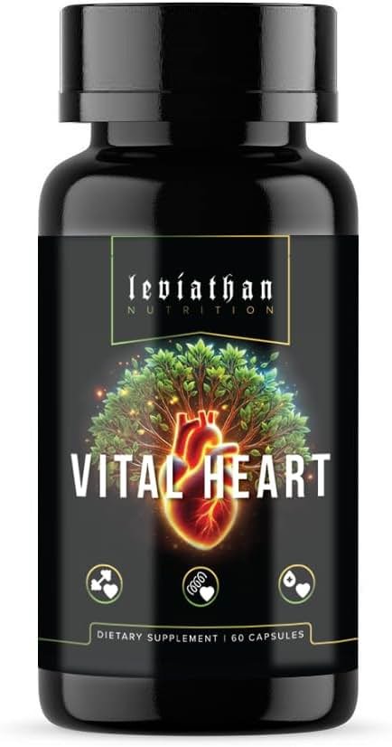 Leviathan Nutrition Vital Heart: with Black Aged Garlic, Rosemary, Ginger, & CoQ10 - Product Image