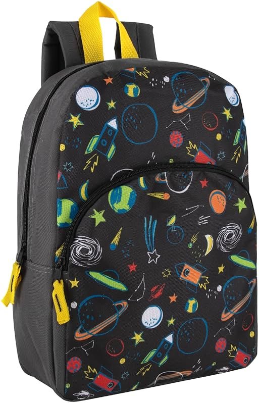 Trail maker 15 Inch Kids Backpacks for Boys & Girls | Preschool, Kindergarten, Elementary School Backpacks with Adjustable, Padded Straps (Stellar Space) - Product Image
