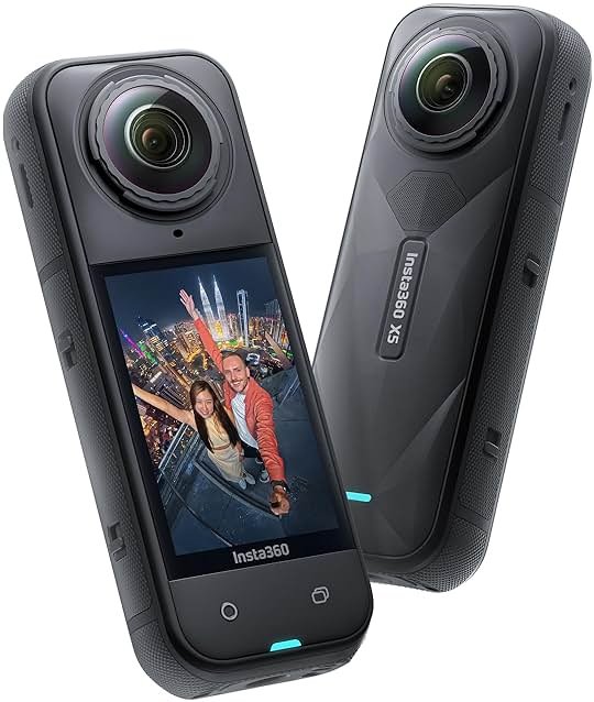 Insta360 X5 - Waterproof 8K 360° Action Camera, Leading Low Light, Invisible Selfie Stick Effect, Rugged and Replaceable Lens, 3-Hour Battery, Built-in Wind Guard, Stabilization, Triple AI Chip Design - Product Image