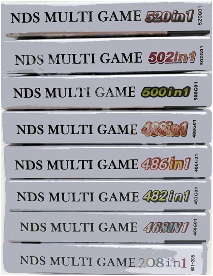 23/356/486/502 in 1 MULTI CART Super Combo Video Games Cartridge Card for Nintendo DS NDS 3DS XL 3DSXL 2DS NDSL NDSI (356 in 1) - Product Image