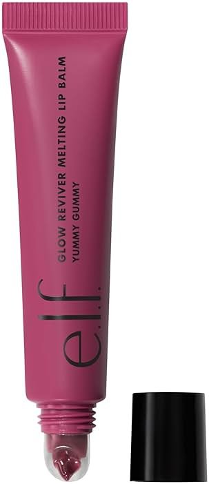 e.l.f. Glow Reviver Melting Lip Balm, Hydrating Tinted Lip Balm For A Glossy Finish & Soft, Supple Lips, Vegan & Cruelty-Free, Yummy Gummy - Product Image