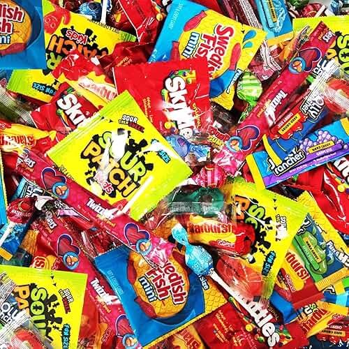 Bulk Candy Mix Variety Pack - 5lb Pack of Individually Wrapped Assorted Sweets for Party Favors, Candy Buffets, Goodie Bags, Gifting, and Office Treats - Product Image