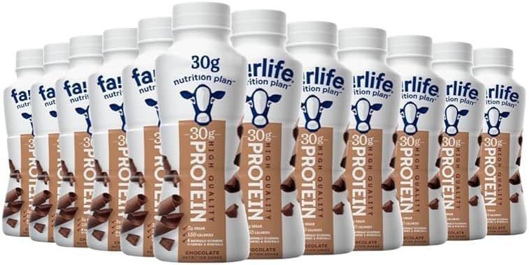 Nutrition PIan - ChocoIate High Protein Milk Shake - 30g protein (8 Pack) - Product Image