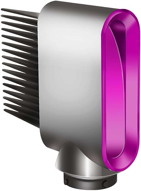 PUREGUST Wide Tooth Comb Nozzle Attachment Replacement for Dyson Airwrap HS01 HS05 HS08, Pre Styling Dryer Brush for Curly Coily to Combs Detangle and Lengthen Hair, Part NO.971894-03 - Product Image