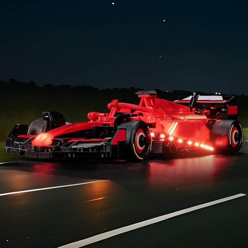 BRICKSHINING LED Lighting Compatible with Lego Speed Champions Ferrari SF-24 F1 Race Car, Light Kit Compatible with Lego 77242, NOT Included The Model Set - JUST Lights - Product Image