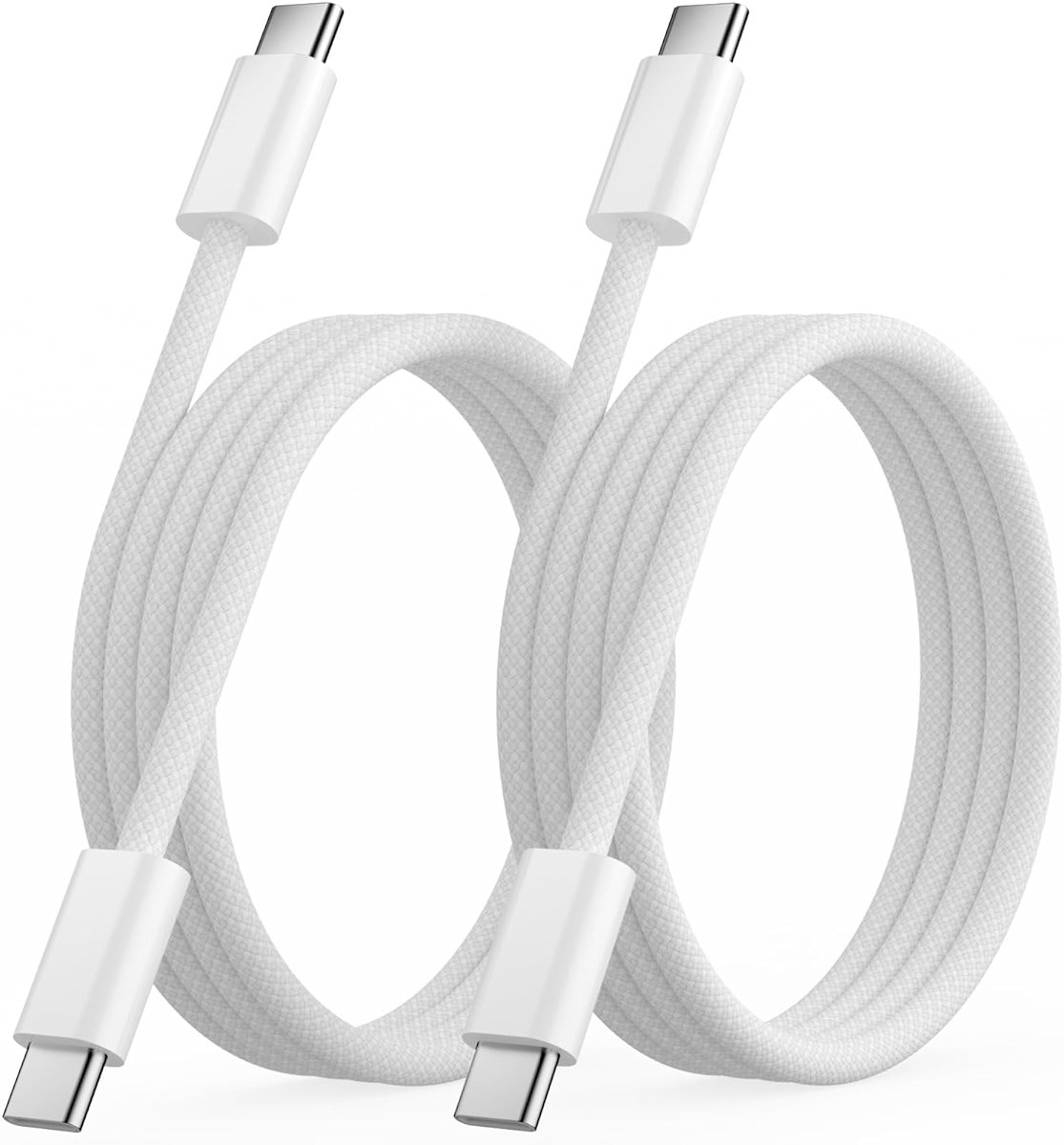 Quickeep USB C to USB C Cable 3FT 2 Pack, Nylon Braided 60W iPhone 17 16 15 Charger Cord, Type C Charger Fast Charging, USBC to USBC Cable for iPhone 17 16 15 Pro Plus Pro Max/iPad Pro/Air - Product Image