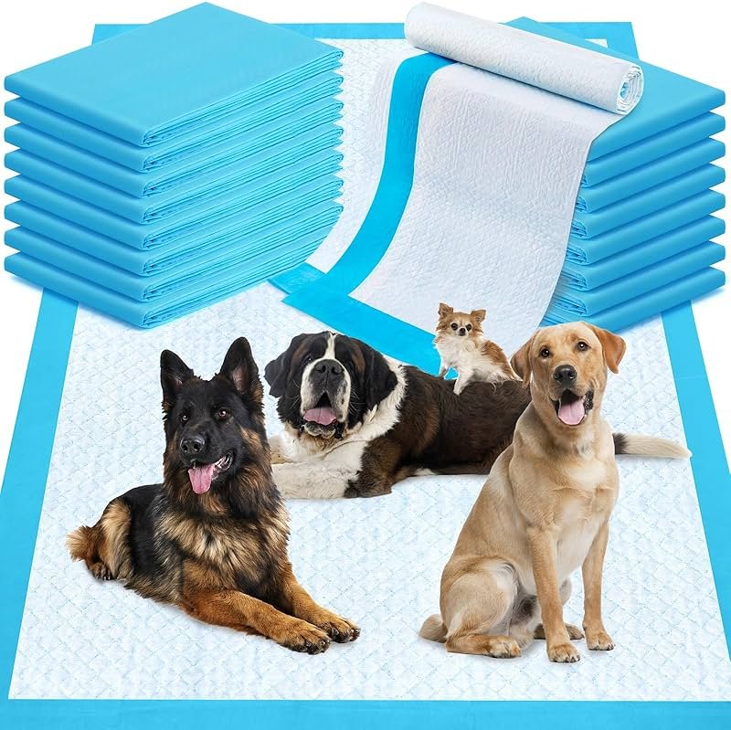 Pee Pads for Dogs 36"x48" 40 Count, Puppy Pads Extra Large, Disposable Thicken Pet Training Pads for Cats Doggie Rabbits, Incontinence Underpads Ultra Absorbent & Quick-Dry, Leakproof Potty Pads - Product Image