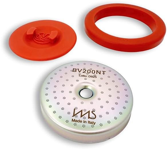 IMS Nanotech Shower Screen BV200NT with Cafelat Gasket made for Breville Sage Barista Pro, Express, Bambino Plus, Impress, Barista Touch, Infuser, Infuse, Perfetta, Barista Perfetta Plus. - Product Image