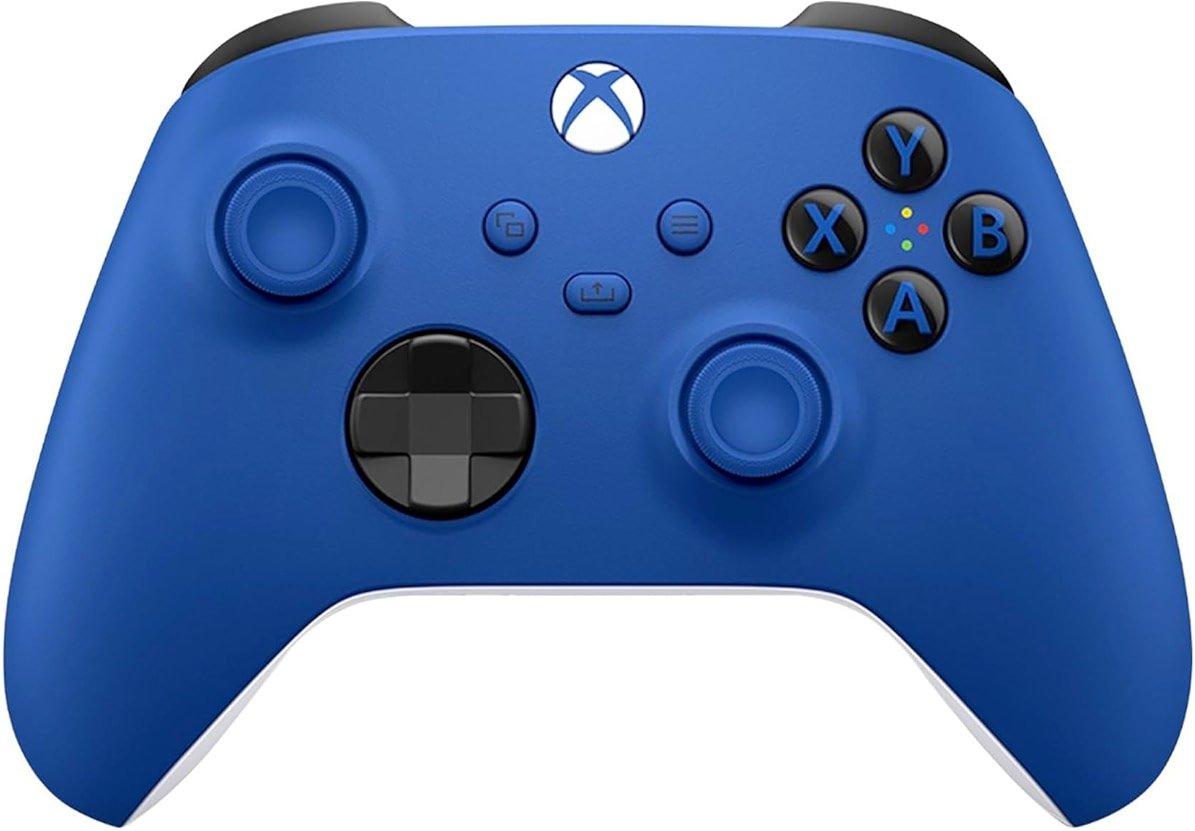 XBOX Wireless Gaming Controller | Shock Blue | Console, PC, & Cloud Devices | Textured Grip | Wireless, Bluetooth, USB-C Connectivity - Product Image