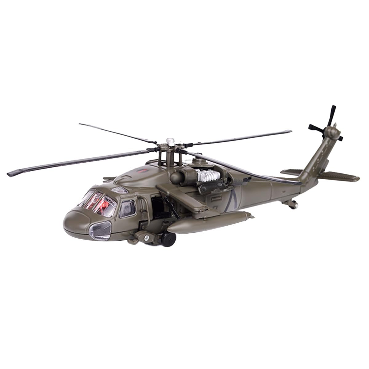 CRAFTLZ Helicopter for Adults, UH-60 1/64 Scale Alloy Helicopter Static Display Model with Light and Sound Effects - Product Image