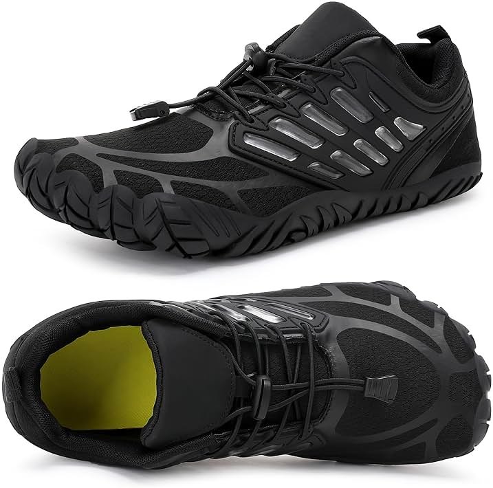 MeXYZ Barefoot Shoes Men Wide Toe Box Zero Drop Minimalist Shoes for Workout Cross-Trainer Walking Hiking Water Weightlifting Grounded Footwear - Product Image