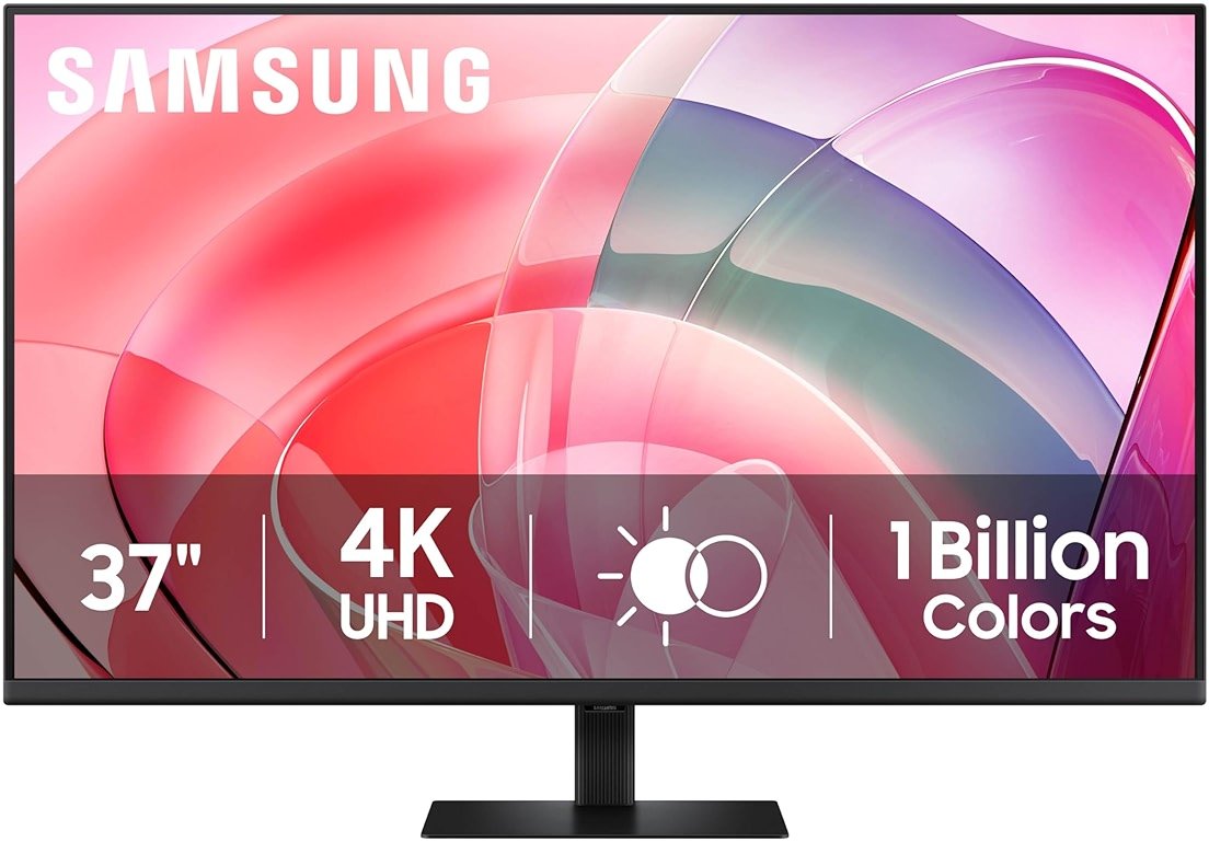 Samsung 37" ViewFinity S7 (S70D) 4K UHD HDR10 High Resolution Monitor, DP Port, TUV-Certified, 2025, LS37D700EANXZA - Product Image