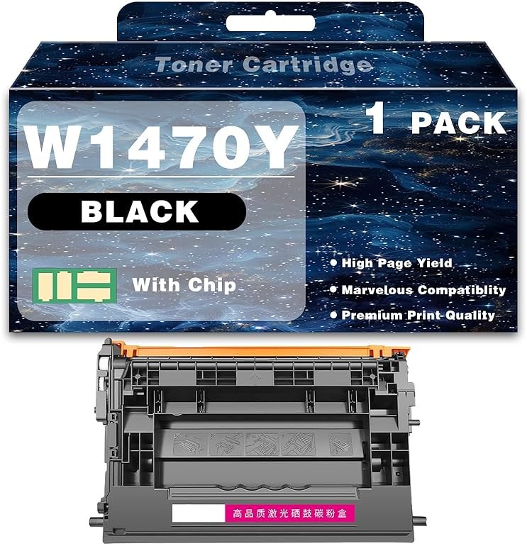 LIUTAOHONG 147Y W1470Y Toner Cartridge Compatible for HP Laserjet Enterprise M612DN M612X M610 M611 Printer High Yield Toner Cartridge Replacement with Chip Ink Clear Printing - Product Image