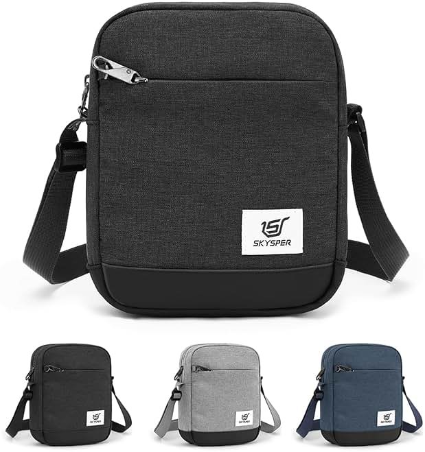 SKYSPER Small Anti Theft Crossbody Bag RFID MIni Sling Bag Travel Purse Small Shoulder Bag - Product Image