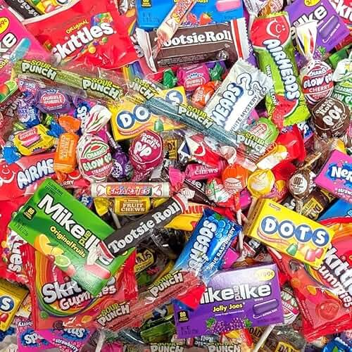 Ultimate Name Brand Candy Variety Pack - 5 lb Bulk Candy Individually Wrapped - No filler Candies - Perfect for Party Candies Stuffers or Party Favor Candys for Kids Goodie Bags - Party Favors for Kids - Product Image