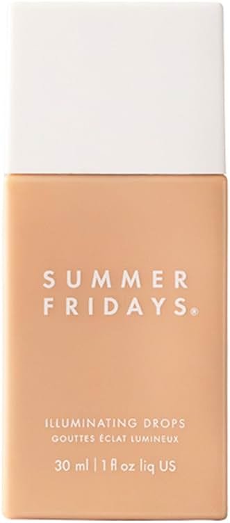Summer Fridays Illuminating Drops - Hydrating Serum-Like Formula with Hyaluronic Acid - Dewy Summer Makeup with Skincare Benefits - Help Support a Healthy Skin Barrier (1 Fl Oz) - Product Image