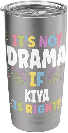 KIYA Personalized Women's Gift Custom KIYA Stainless Steel Insulated Tumbler - Product Image