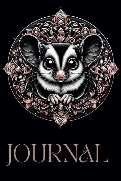 Journal: Sugar Glider Notebook Mandala - Product Image