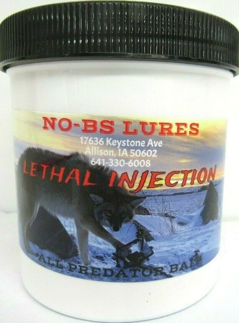 Lethal Injection All Predator Paste No-BS Lures 16 Ounce Jar Trapping Supplies - Product Image