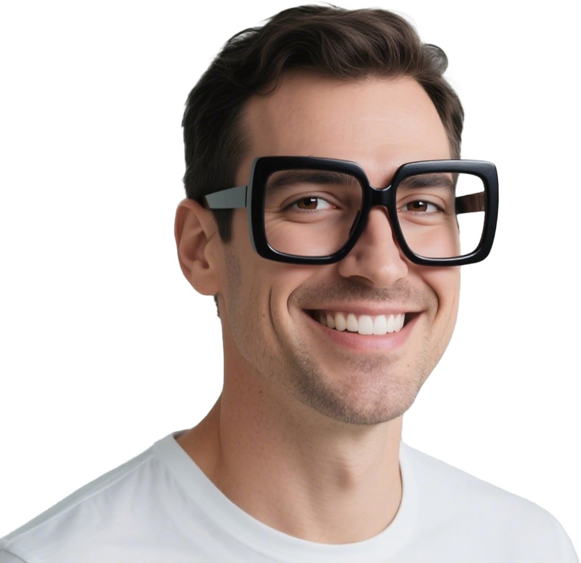 OCCI CHIARI Large Reading Glasses for Men Designer Thick Square Readers 1.0 1.25 1.50 1.75 2.0 2.25 2.50 2.75 3.0 3.5 4.0 - Product Image