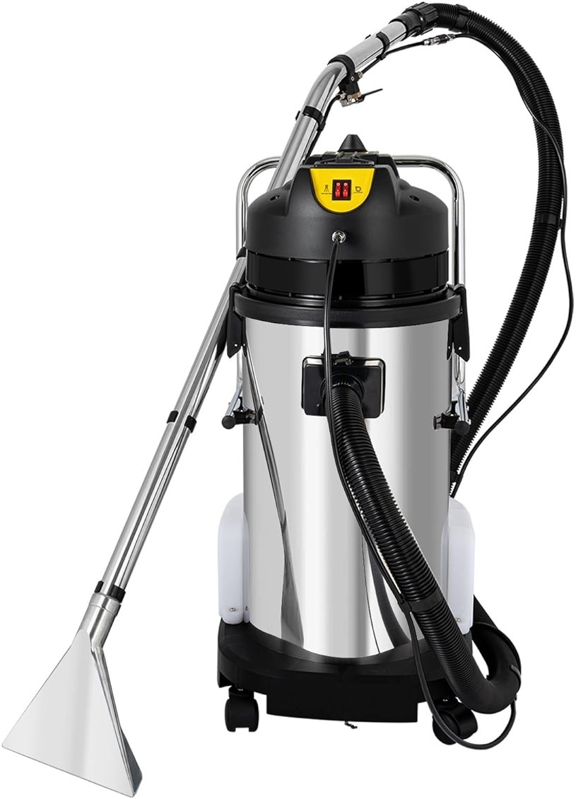 AKSDSGA 40L/11Gal Commercial Carpet Cleaning Machine, 1000W 110V Professional Commercial 3 in 1 Carpet Spraying Floor Brush Cleaner Extractor Vacuum Washing Machine Portable Carpet Cleaner Wet Dry - Product Image