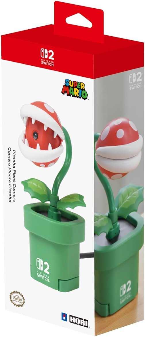 Hori Piranha Plant Camera for Nintendo Switch 2- Officially Licensed by Nintendo - Product Image