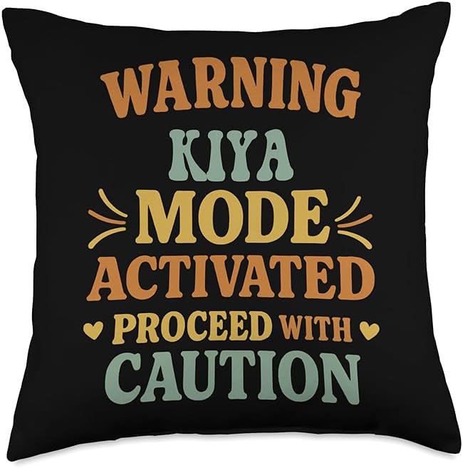 KIYA Personalized Women's Gift Custom KIYA Throw Pillow - Product Image