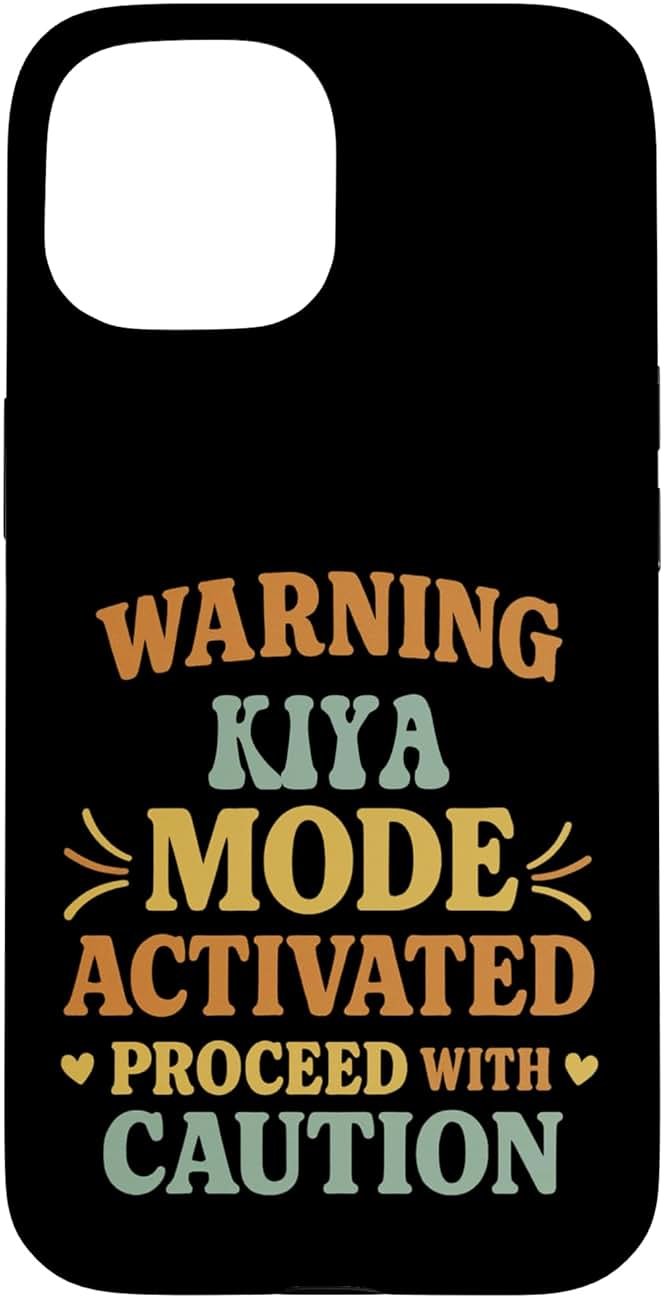 KIYA Personalized Women's Gift Custom KIYA Case for iPhone 15 - Product Image