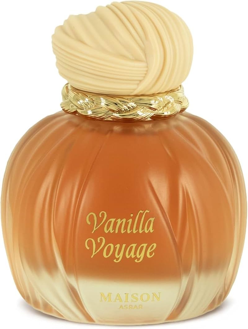 AROMA CONCEPTS | Vanilla Voyage Long Lasting Eau De Parfum EDP 3.4 Fl Oz | Unisex Perfume | Caramel, Jasmine, Tonka & Honey Notes | Luxurious Vanilla Perfume with Musk & Amber - Product Image