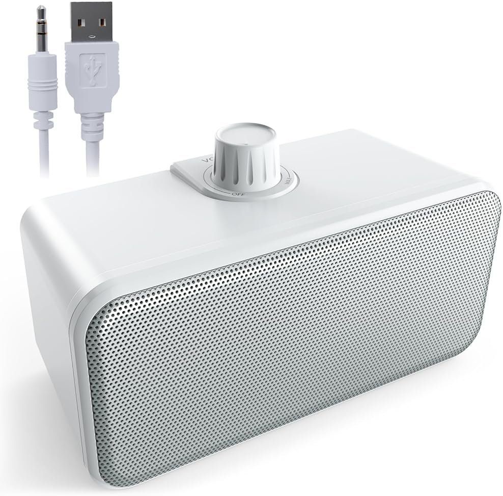 ANSTEN Wired Speakers for TV No Delay, Clear Voice TV Speakers Wired with 5M Long Cord, Personal Speaker with Headphone Jack, Easy Operation, TV Speakers for Hard of Hearing and Seniors - Product Image